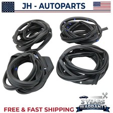 4pcs For Nissan Sentra 2013-2019 Door Weatherstripping Open Rubber Stripping
