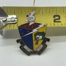 U.S. Military 49th Fighter Group Pin Back DUI DI TUTOR ET ULTOR Air Force USAF