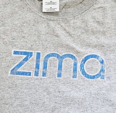 Vintage 90s Zima Citrus Malt Beverage Beer Promo T Shirt XL