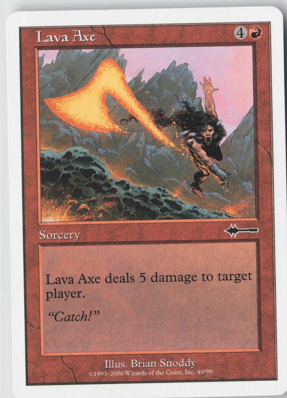 Lava Axe 40 Common Beatdown Box Set Magic: The Gathering Lightly Played