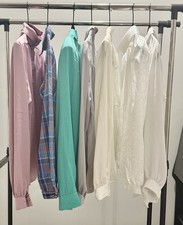 Wholesale Group of Vintage 1980s Women s Blouses/Button Down Shirts