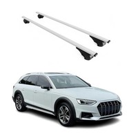 DachträGer GrundträGer FüR Audi A4 B9 Allroad 2016-2025 75Kg Stahl Silber 2 Tlg