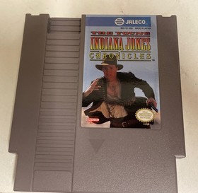 Young Indiana Jones Chronicles Nintendo NES with Instruction manual. Untested