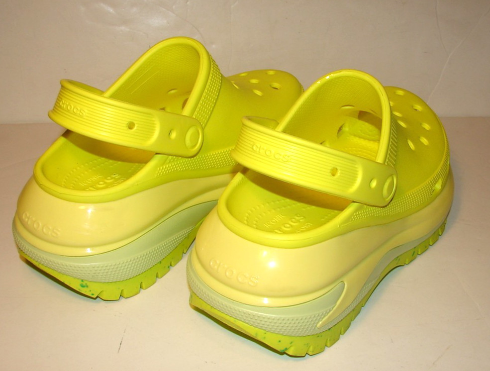 CROCS Mega Crush Platform Clogs Acidity BRIGHT Ye… - image 3