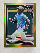 QUENTIN YOUNG 2024 Panini USA Baseball Stars & Stripes GOLD parallel #'d 7/10