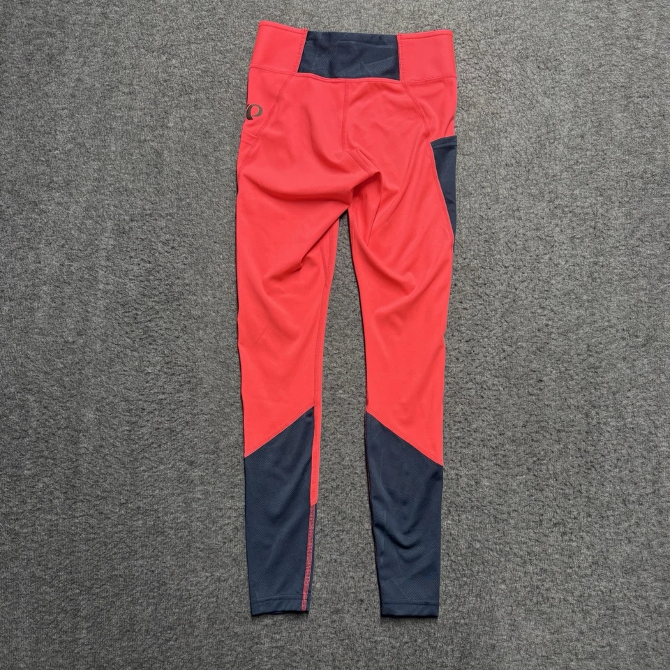 Leggings capri Pearl Izumi Wander para mujer XS rosa coral negro entrenamiento activo Foto 4 de 4