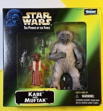Star Wars Power of the Force Kabe And Muftak Figure Set 1998 SKU 84071