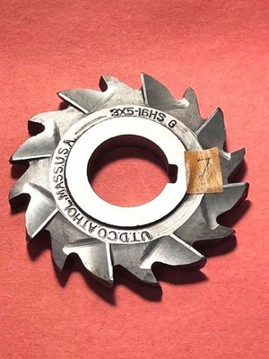 Horizontal Milling Cutter    3'' x  5/16'' x 1''   Stagger Tooth  .060 R Radius HSS