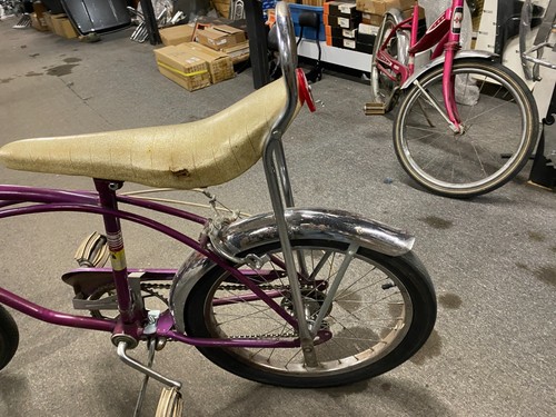 Charger Muscle Bike Bicycle Banana Seat Plum Crazy 5 sp Stick Shift Drag Slick! - Picture 15 of 22