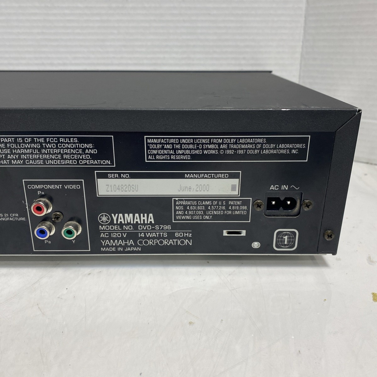 Yamaha DVD-S796 DVD Player for sale online | eBay