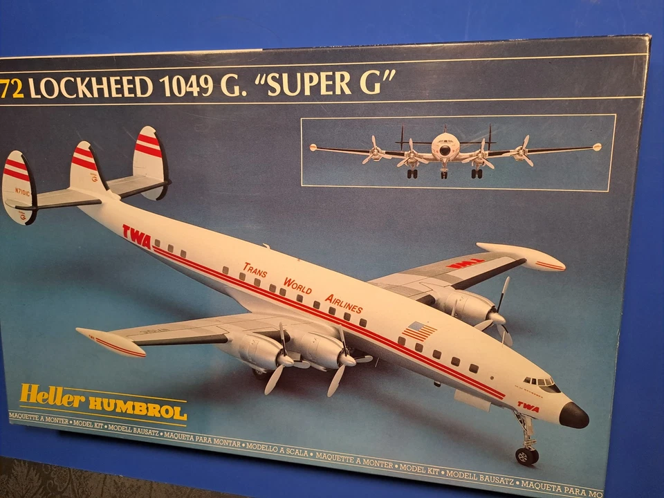 HELLER 1:72 LOCKHEED 1049 G.SUPER CONSTELLATION TWA NR: 80314 NEU/OVP wie REVELL