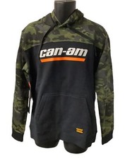 Can-Am Men's Premium Pullover Hoodie Sweatshirt Camo/Black 454781