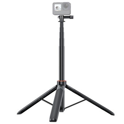VRIG 54in Extentable Selfie Stick Tripod Stand for Action Sport Camera Vlog I0E4