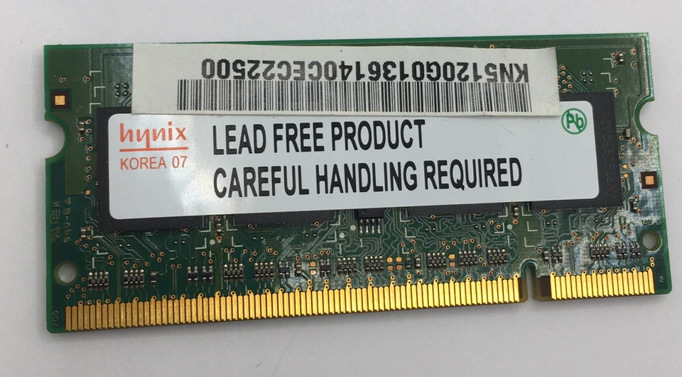 Hynix 512MB RAM 2Rx16 PC2-4300S-444-12 - Image 2 of 2