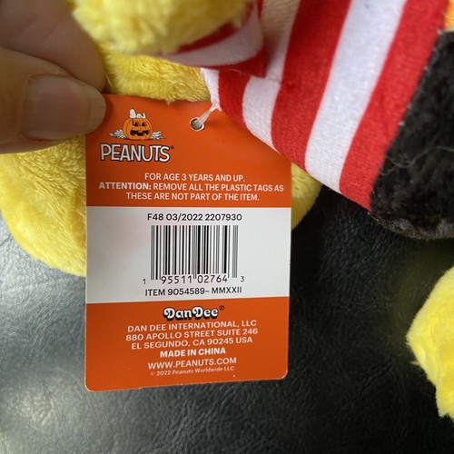 Peanuts Woodstock Halloween Piraten Clip Plüsch Schlüsselanhänger (NEU) - Bild 3 von 8