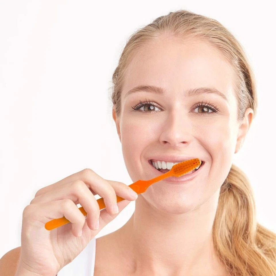 Reach Crystal Clean Toothbrush FIRM x 12 Pack with Free Travel Cap Firm Bristles - Image 3 of 4