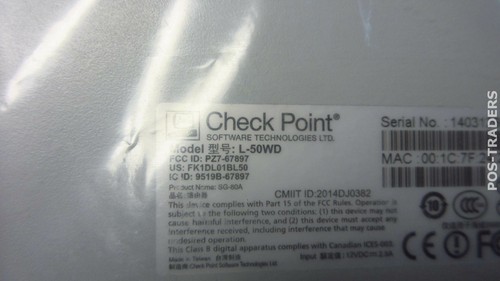 Check Point 600 Appliance L-50WD Router VPN Firewall Appliance NOWE OTWARTE PUDEŁKO - Zdjęcie 2 z 4