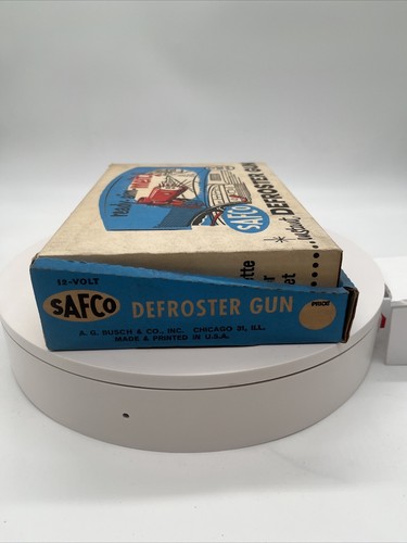 Windshield Defroster Gun Safco Quickee 12V Power Plug Vintage/ RETRO - Picture 3 of 7