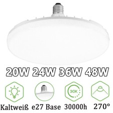 E27 LED Birnen Kaltweiß 20/24/36/48W Glühbirne Spot Strahler Leuchtmittel Lampe 