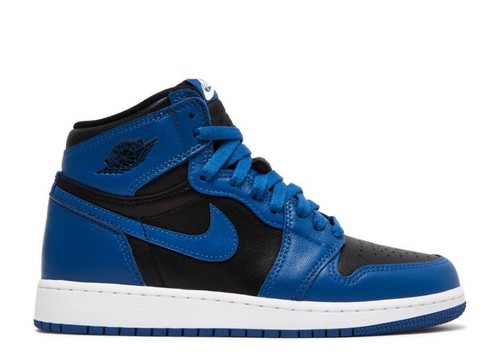 AJ 1 Retro High OG Dark Marina Blue (GS) - Picture 2 of 5