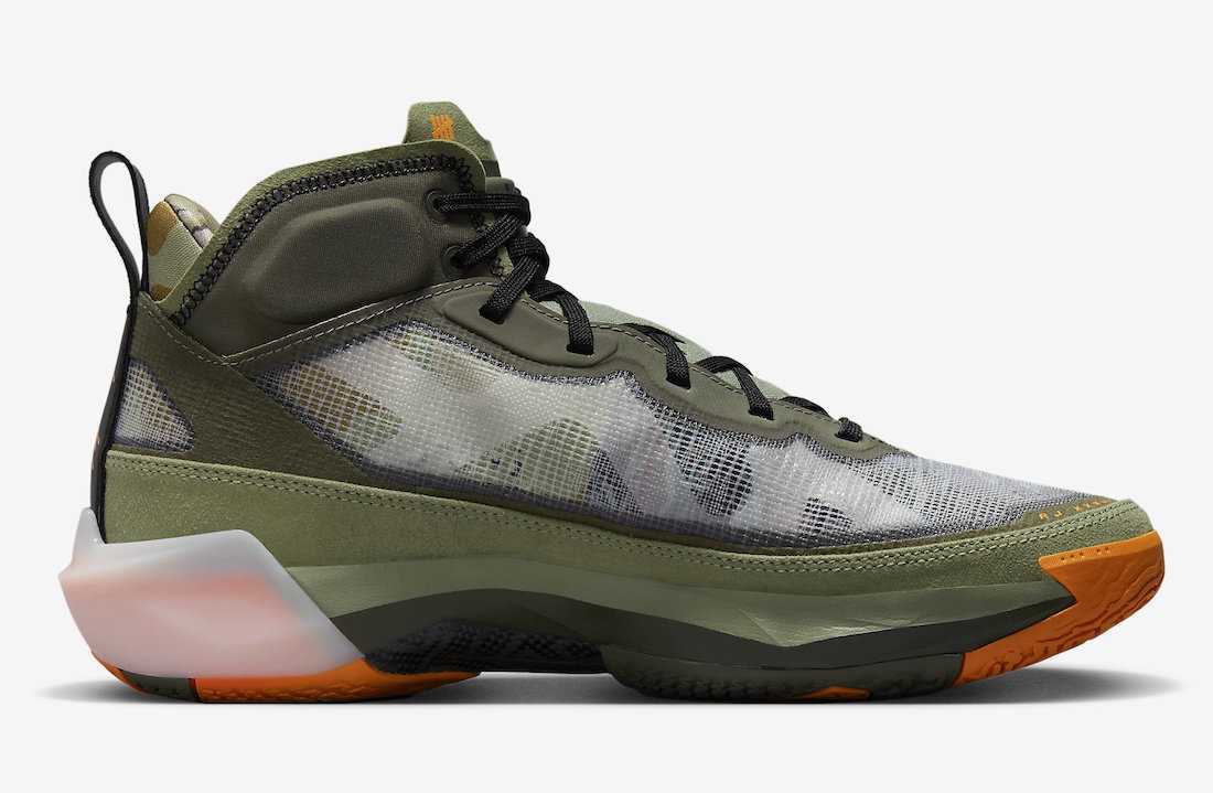 UNDEFEATED × Nike Air Jordan 37Oil Green Air Jordan XXXVII x UNDEFEATED 'Oil Green' (DV6255-300