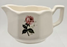 Vintage Mid Century Homer Laughlin Rhythm Alpine Rose USA Creamer