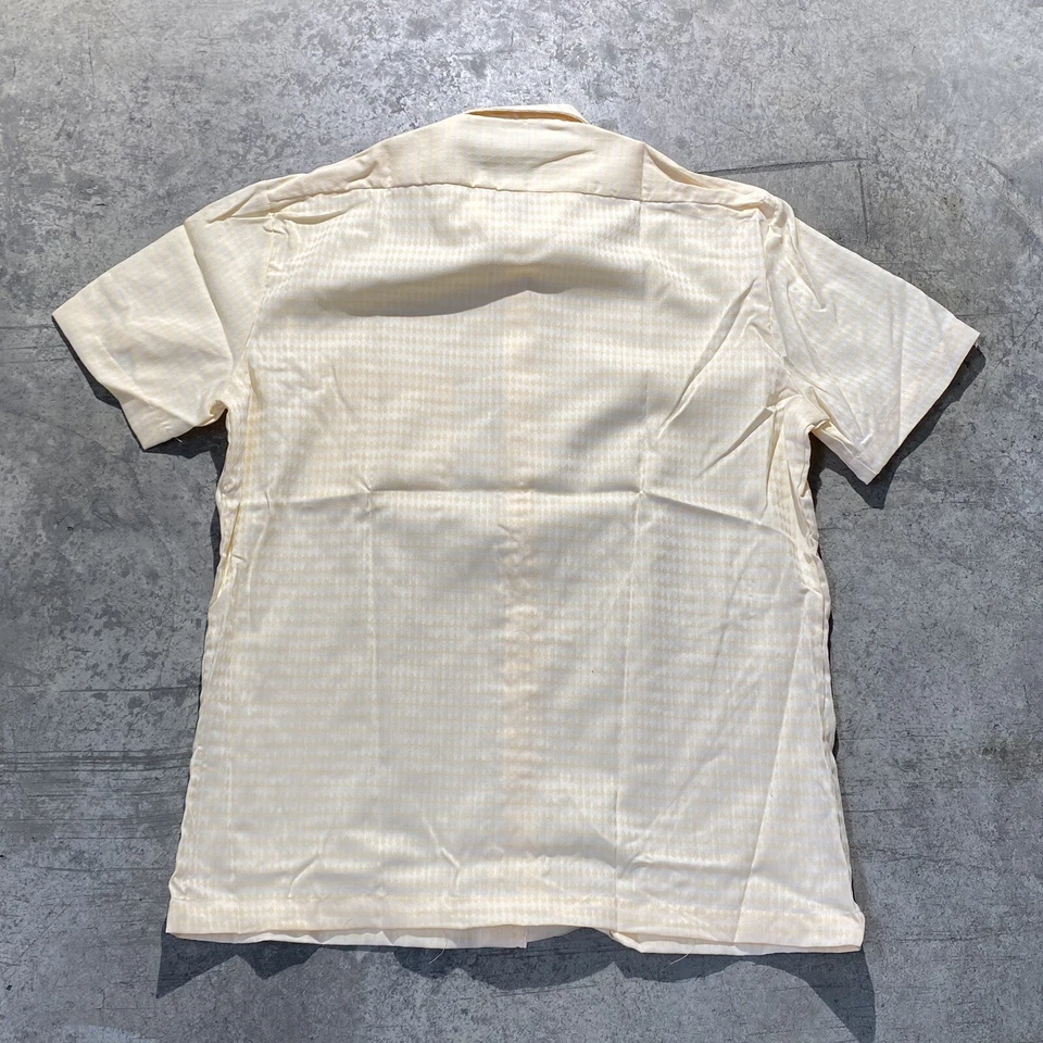 CAMISA VINTAGE ST MICHAEL VERANO MANGA CORTA ABOTONADA BRITÁNICA 15 1/2 GEOMÉTRICA Foto 3 de 4