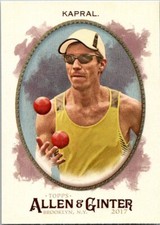 2017 Allen and Ginter Hot Box Foil #160 Michal Kapral - Joggler
