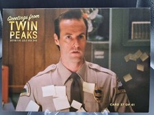 TWIN PEAKS - RARE GOLD BOX DVD POSTCARD No.37 - DEPUTY ANDY (DAVID LYNCH)