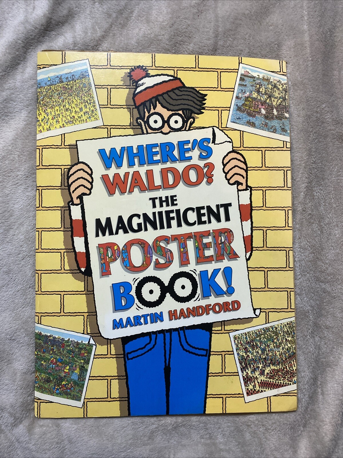 Where's Waldo? The Magnificent Poster Book! Martin Handford 1991 First Edition