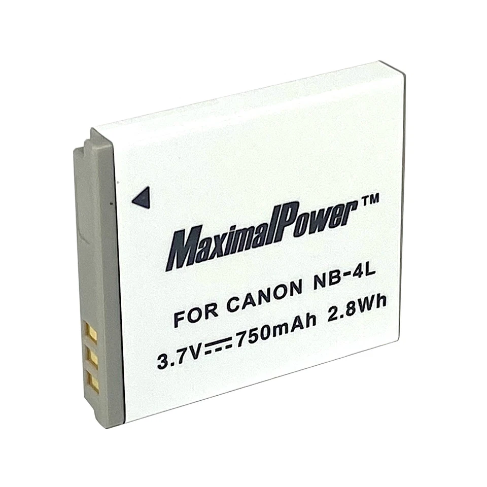 Battery for Cannon NB-4L Powershot SD1400 ELPH 330 HS, ELPH 300 HS, VIXIA mini - Image 4 of 4