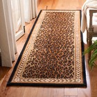 Safavieh Chelsea BLACK / BROWN 2'-6" X 12' Runner - HK15A-212