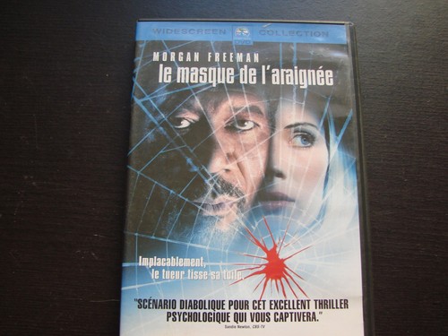 MORGAN FREEMAN : LOT 2 FILMS DVD LE MASQUE DE L'ARAIGNEE + CRIMES ET