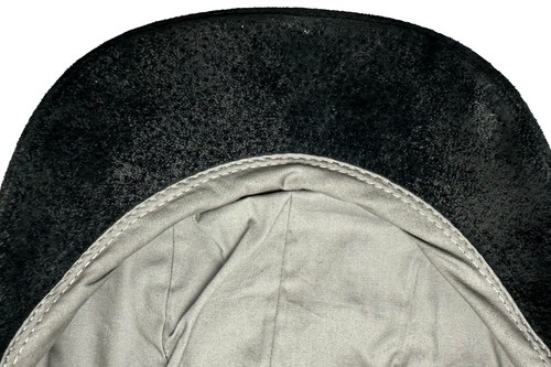 fiebig ® PIEL FLATCAP GORRA GORRO PARAGUAS GORRO DESLIZANTE KILIAN NEGRO NUEVO - Imagen 5 de 5