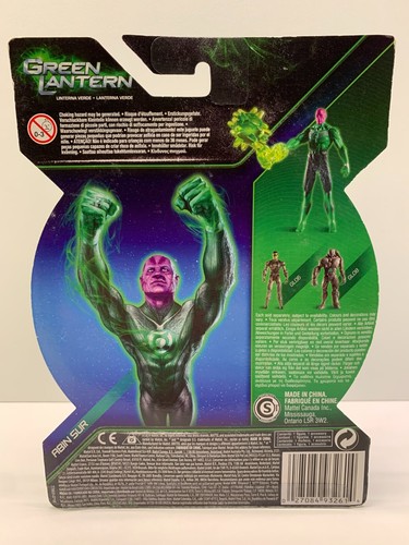 GREEN LANTERN ABIN SUR 07 ACTION FIGURE - MATTEL NEW SEALED 2010 LANTERNA VERDE - Foto 3 di 8