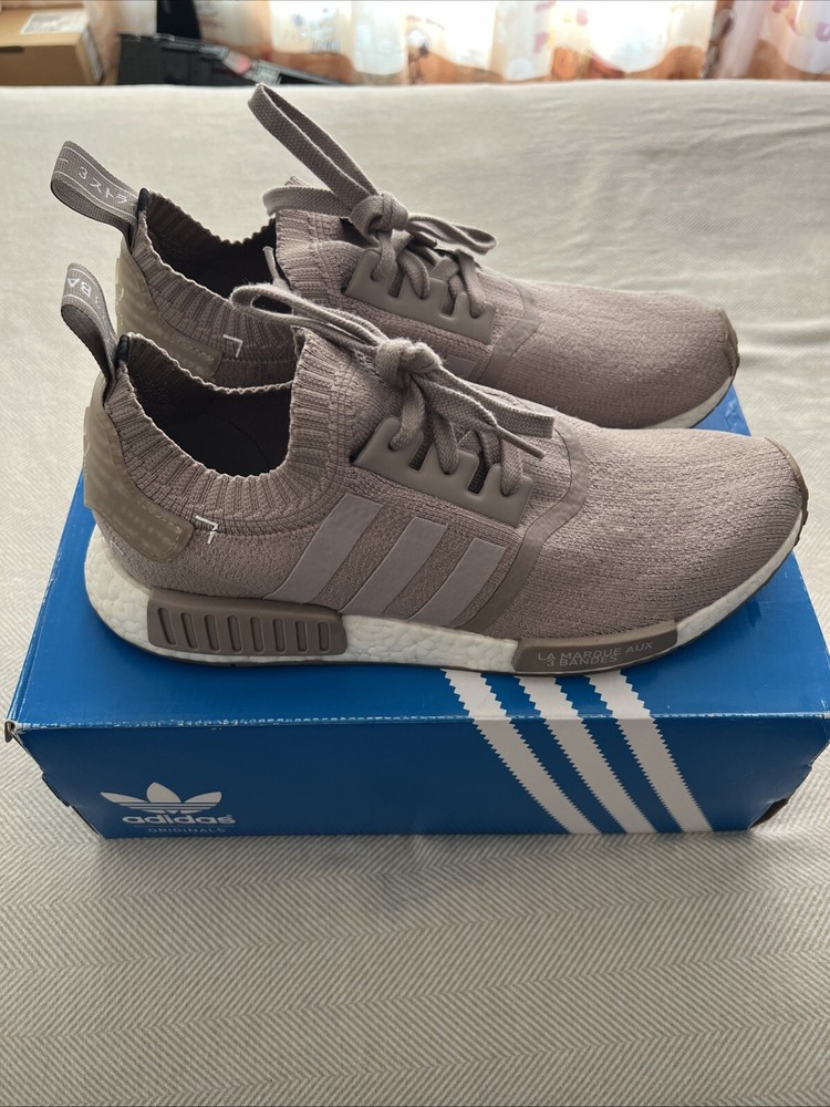 Size 10 - Adidas NMD R1 Primeknit French Beige 2016 Great Condition