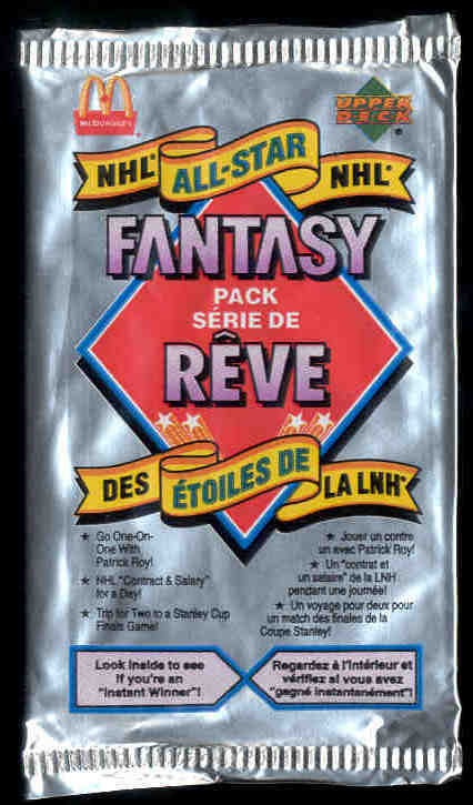 1993 MCDONALD'S NHL ALL STAR FANTASY PACK Sealed Rare | eBay