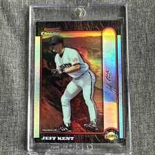 1999 Bowman Chrome International Refractor /100 Jeff Kent 🔥SCARCE🔥