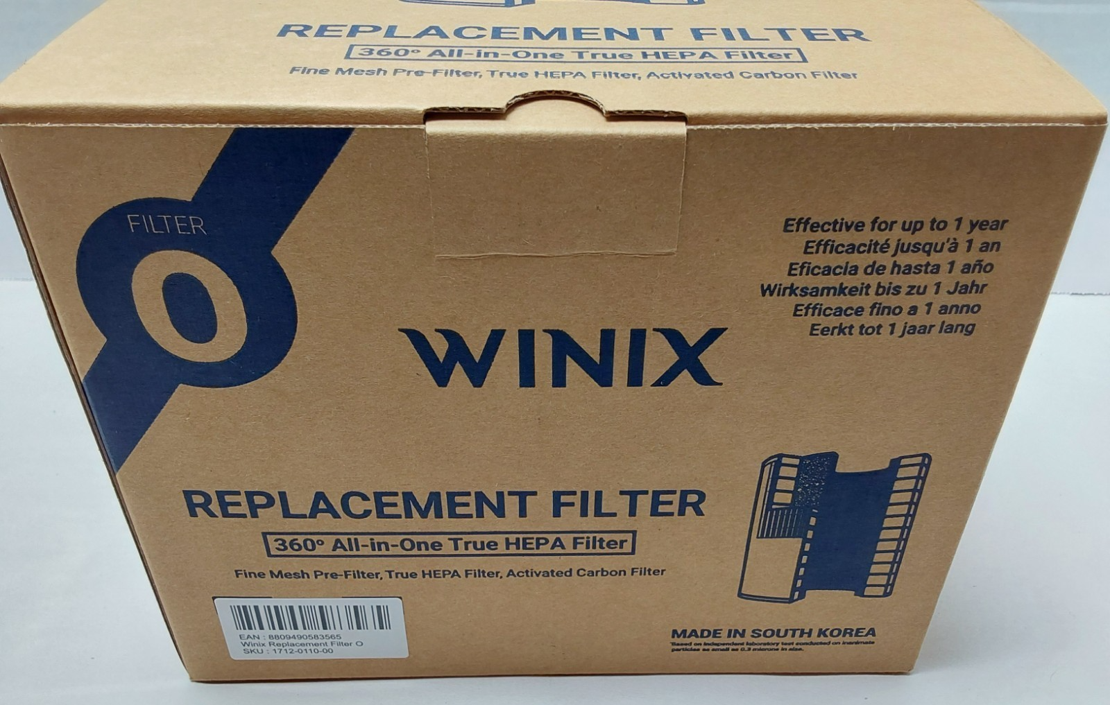Winix Air Purifier Replacement Filter O 360 All-in-One True HEPA 1712-0110-00
