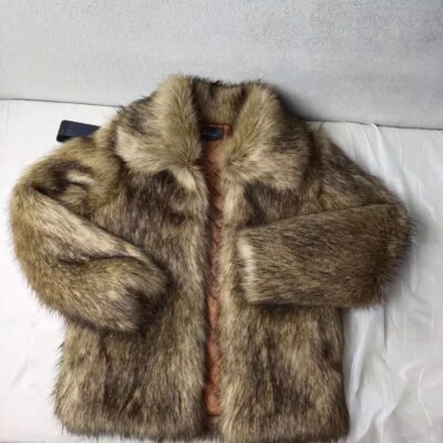 Fur Coat Men Winter Fox Fur Collar Thickened Men's Mink Faux Fur