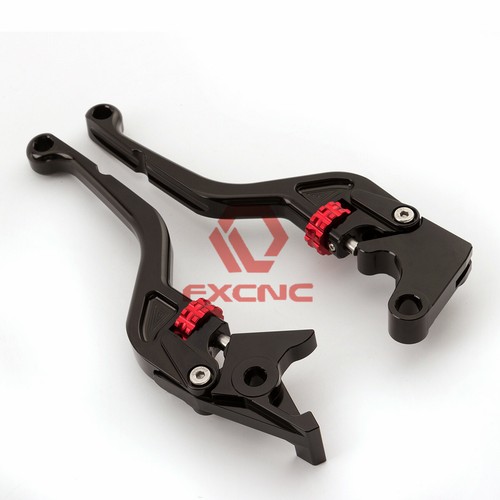 FXCNC CNC Thumb Wheel Rollera Clutch Brake Levers For BREVA 750 2004-2009 Black - Picture 8 of 11