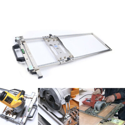 Circular Saw Guide System Accurate Rip-Cut Track Rail Wide Edge Cutting 2-60cm 