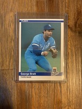 1984 Fleer #344 George Brett  EXMT+  SUPER NICE!! FACTORY SET BREAK