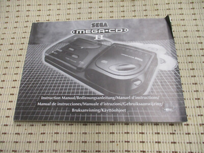Sega Mega-CD II Konsolen Bedienungsanleitung / Anleitung / SEGA (Rare)