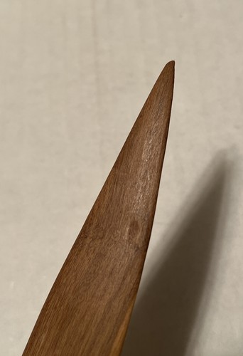 Wooden Hand Carved Giraffe letter opener Wood Painted 12” Or 1 Foot Long - Picture 6 of 6