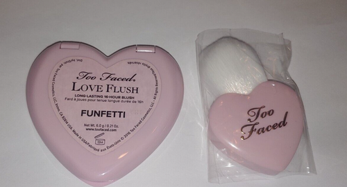 Too Faced Love Flush FUNFETTI Blush with Brush - New - Picture 6 of 6