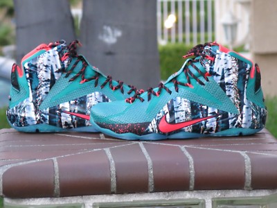 Nike LeBron XII XMAS Men's Basketball Shoes 707558-363 | eBay