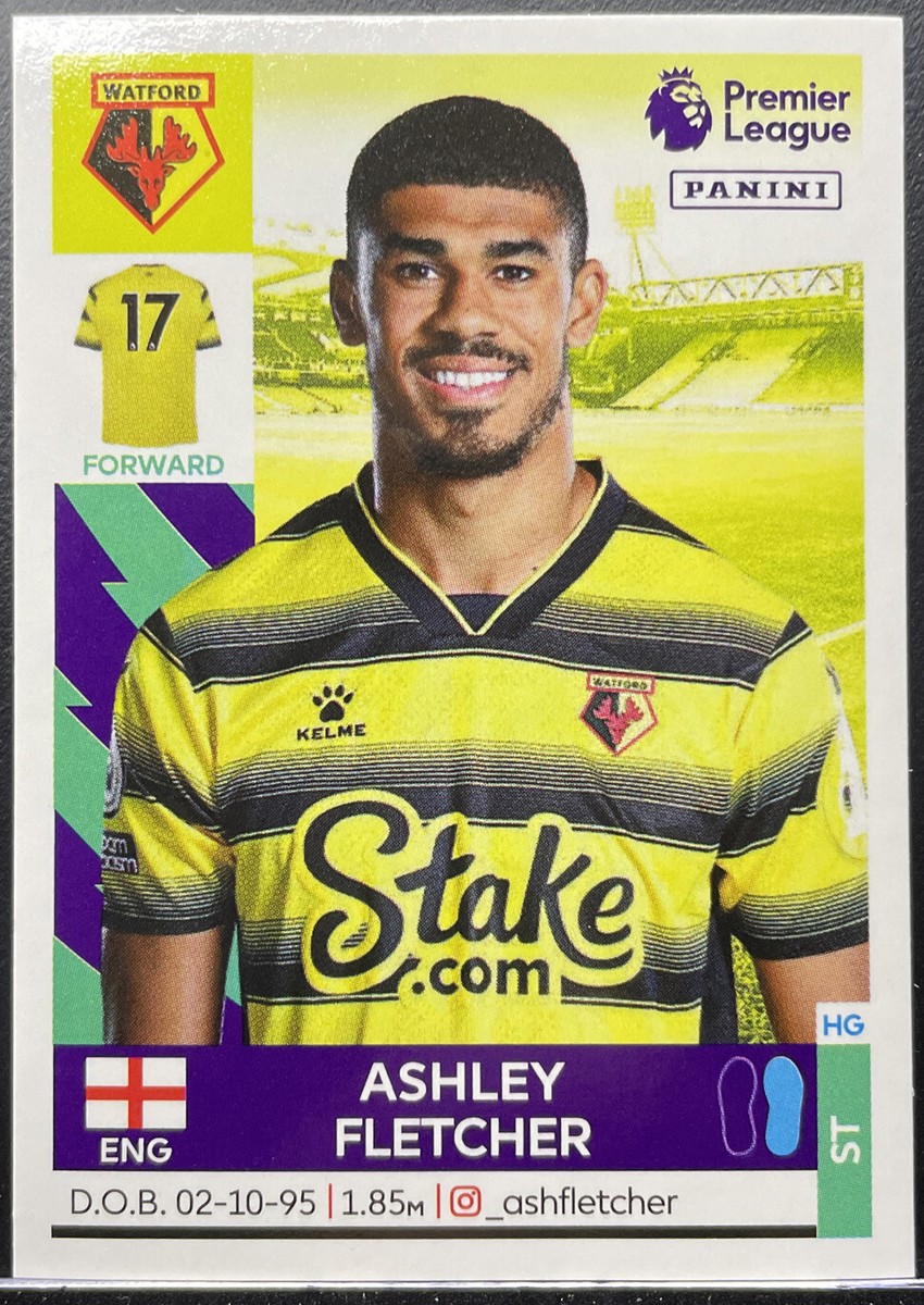 Panini Premier League 2022 570 ASHLEY FLETCHER- Watford