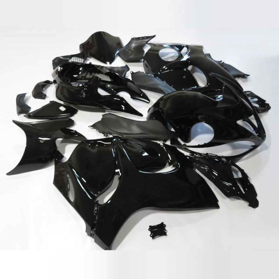 Kit de carenado negro brillante Gen2 + pernos para carrocería Suzuki Hayabusa GSX1300R 2008-2020 Foto 3 de 4