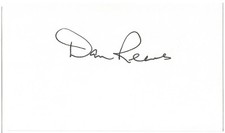 Dan Reeves Lot of 8 autographed 3 x 5 index card - Guaranteed to Pass NFL